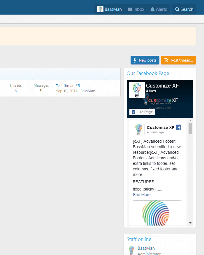 Resource '[cXF] Facebook Page Widget - Thêm fanpage facebook'