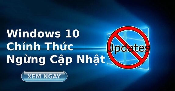 Cập nhật phiên bản Windows 10 21H2 đã ngừng và sắp ngừng hỗ trợ