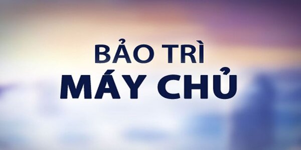 Thông báo bảo trì hệ thống máy chủ forum VNT